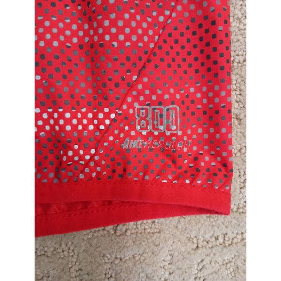 Nike Running Vest Womens Large Red 800 Aeroloft Goose Down Back Zipper Pocket - Picture 5 of 11